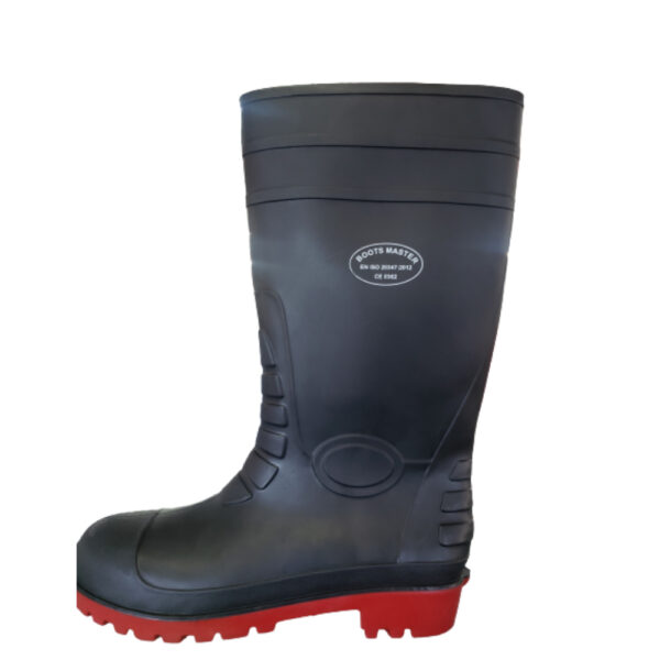 Black PVC Safety Boots